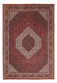 Perzisch tapijt - Bijar - 249 x 174 cm - donkerrood