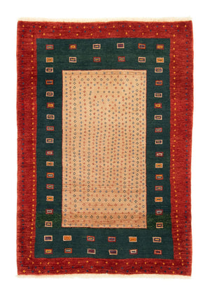 Gabbeh Tapijt - Loribaft Perzisch - 153 x 103 cm - goud
