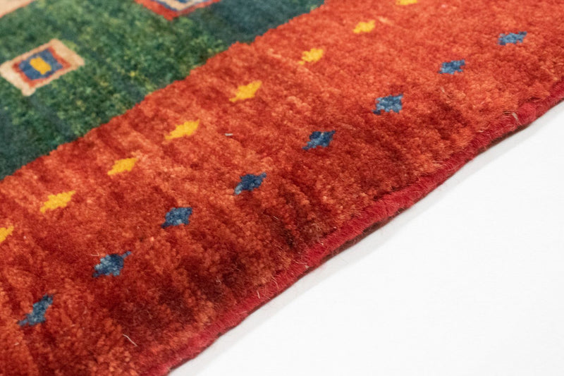 Gabbeh Tapijt - Loribaft Perzisch - 153 x 103 cm - goud