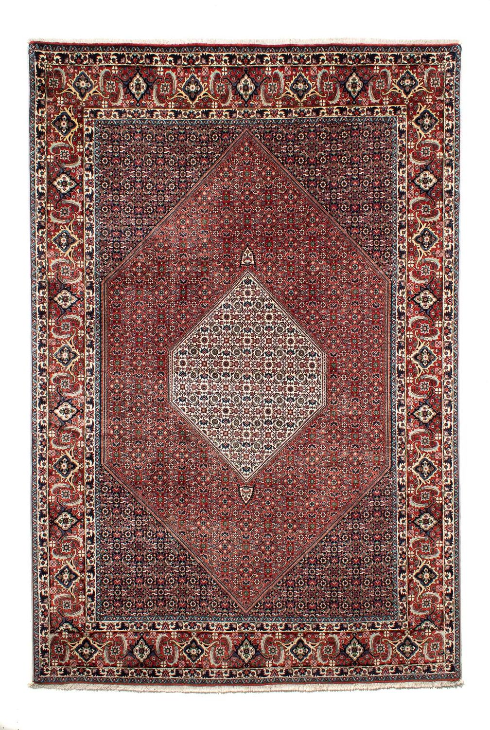 Perzisch tapijt - Bijar - 301 x 208 cm - roest
