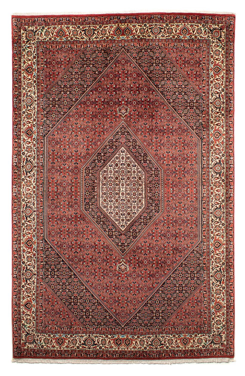 Perzisch tapijt - Bijar - 300 x 203 cm - licht rood