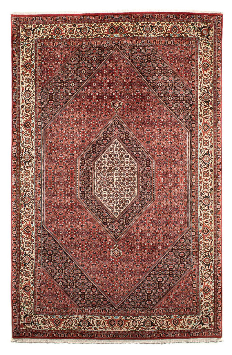 Perzisch tapijt - Bijar - 300 x 203 cm - licht rood