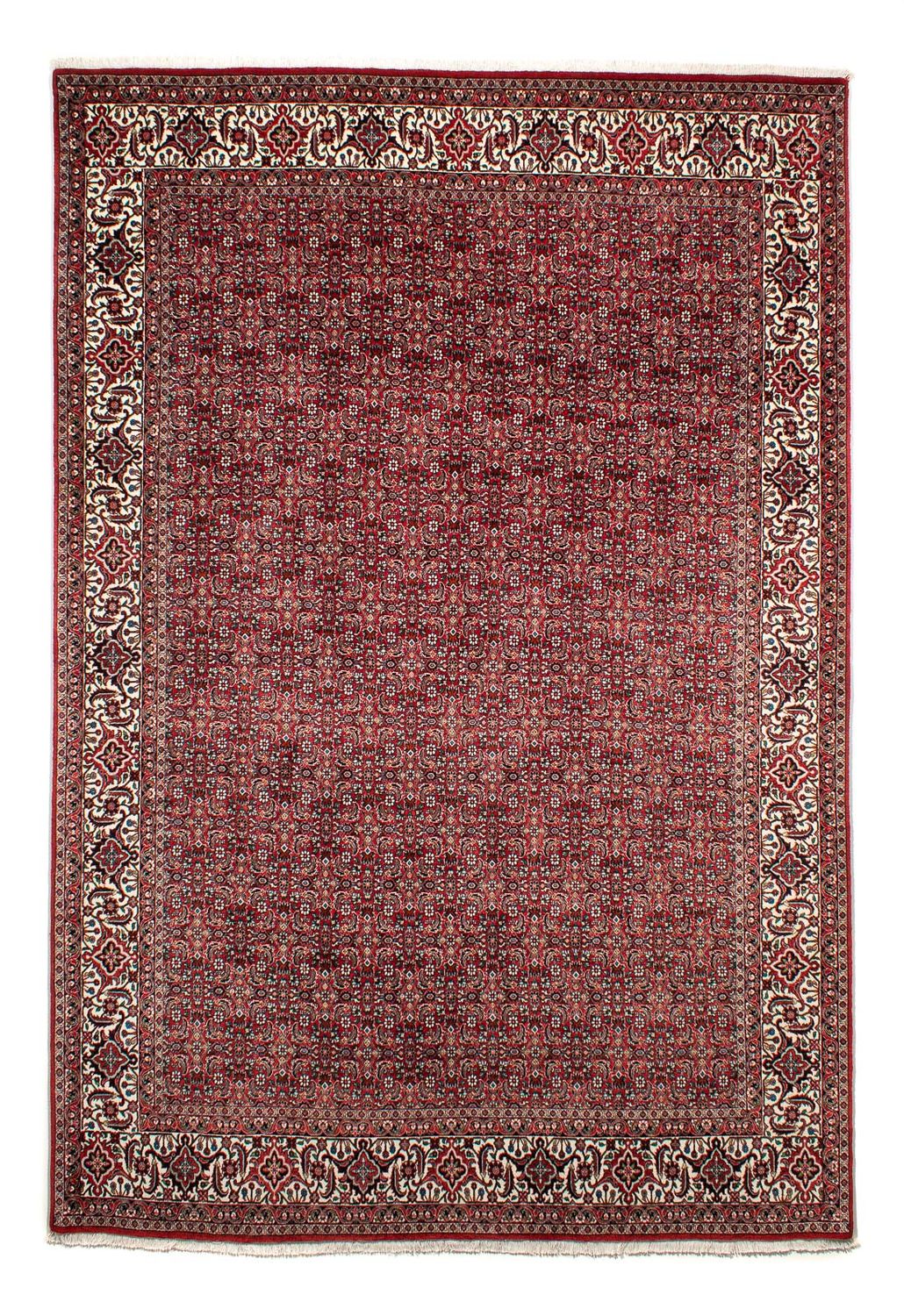 Perzisch tapijt - Bijar - 309 x 209 cm - donkerrood