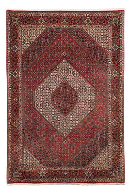 Perzisch tapijt - Bijar - 300 x 203 cm - donkerrood