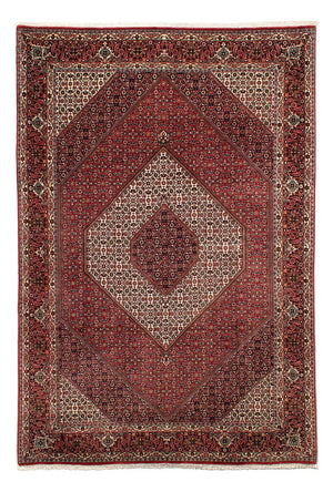 Perzisch tapijt - Bijar - 300 x 203 cm - donkerrood