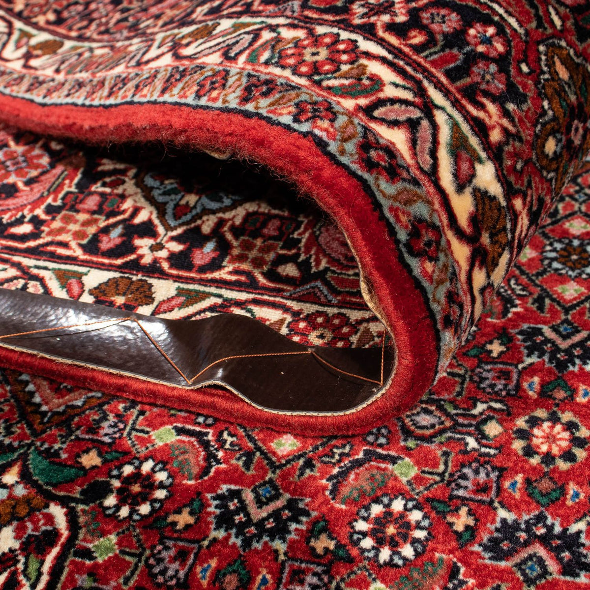 Perzisch tapijt - Bijar - 300 x 203 cm - donkerrood