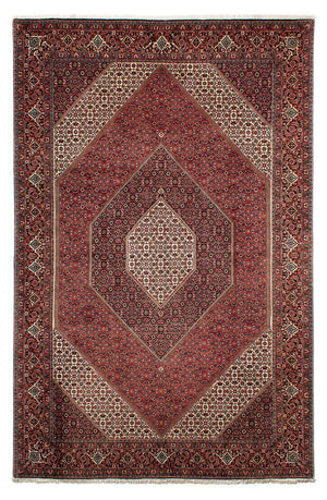 Perzisch tapijt - Bijar - 309 x 208 cm - donkerrood