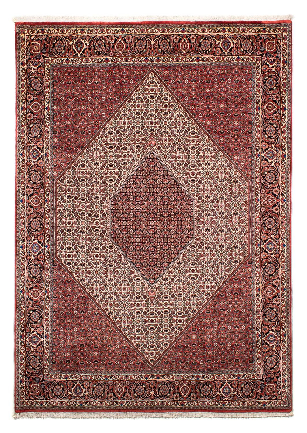 Perzisch tapijt - Bijar - 289 x 204 cm - donkerrood