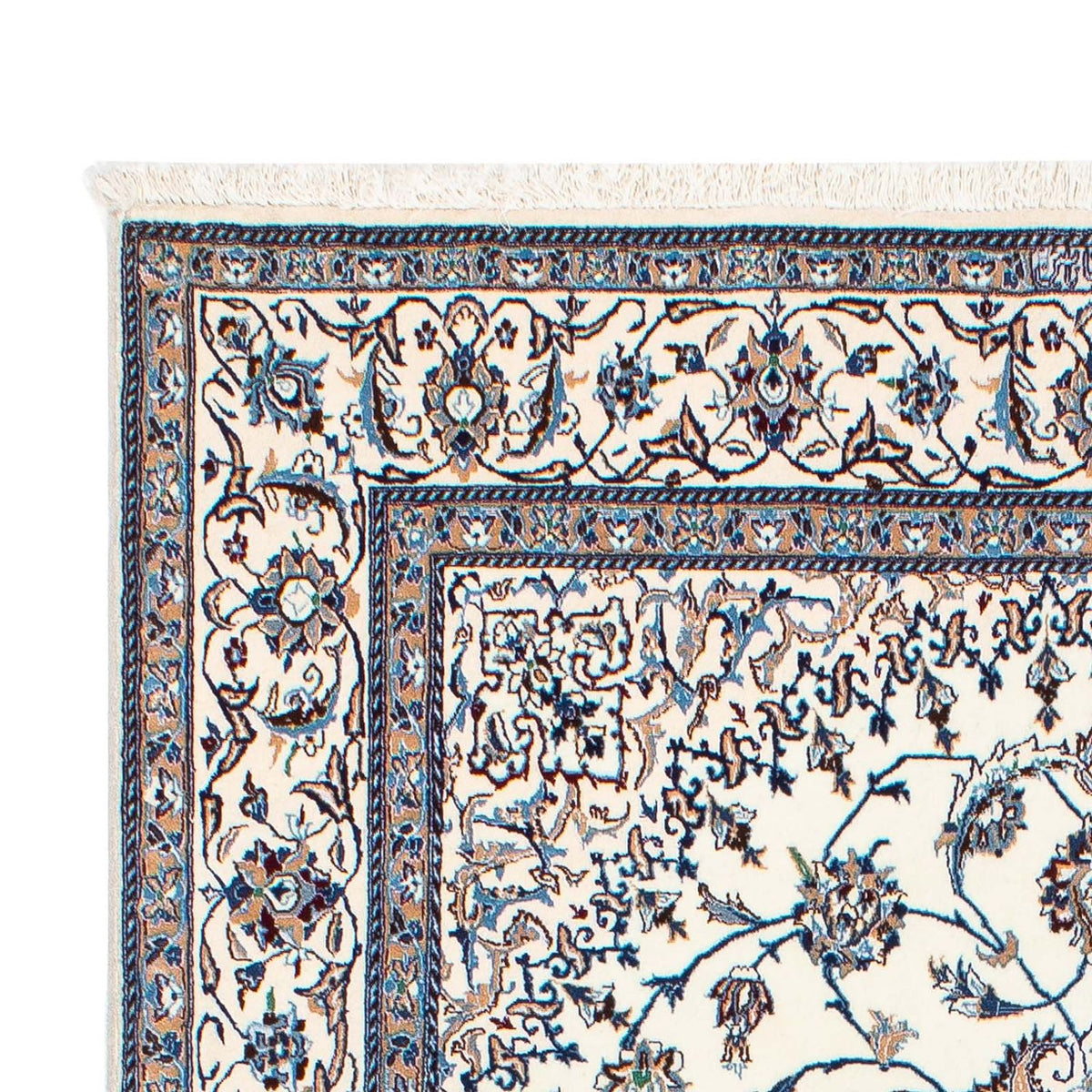 Perzisch tapijt - Nain - Premium - 205 x 128 cm - beige