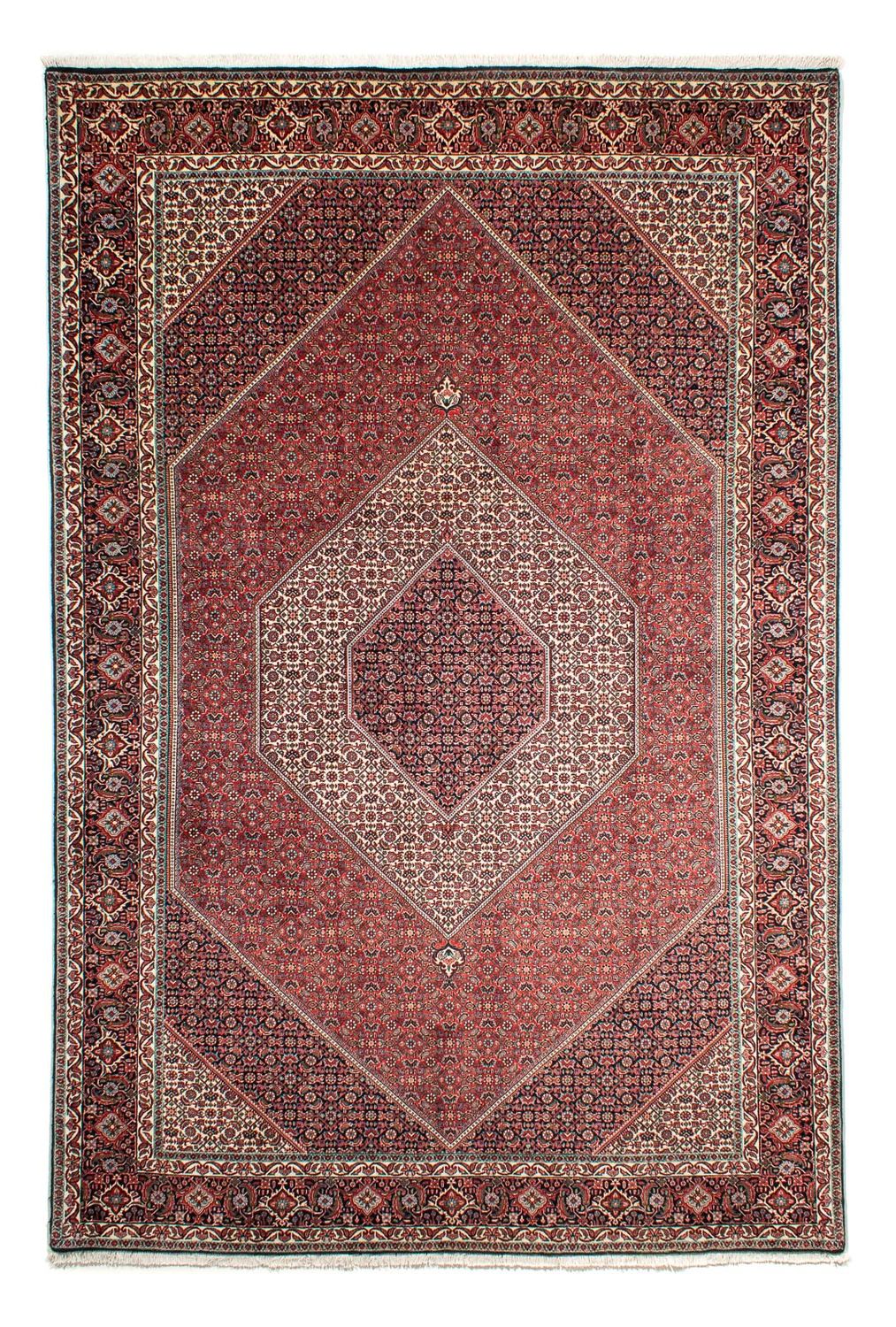 Perzisch tapijt - Bijar - 311 x 205 cm - licht rood