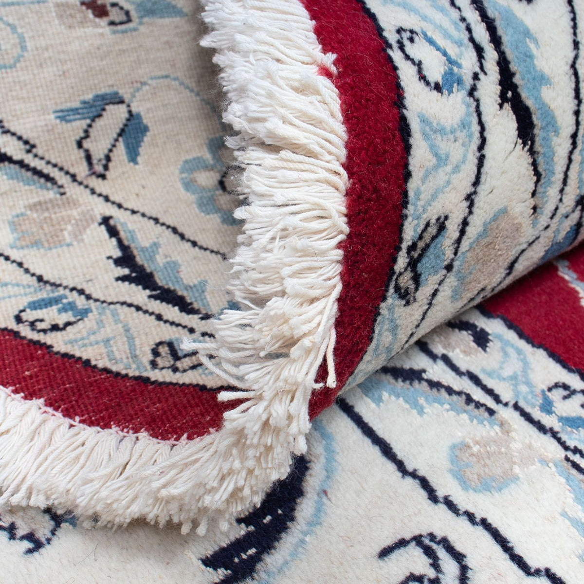 Perzisch tapijt - Nain rond  - 250 x 250 cm - donkerrood