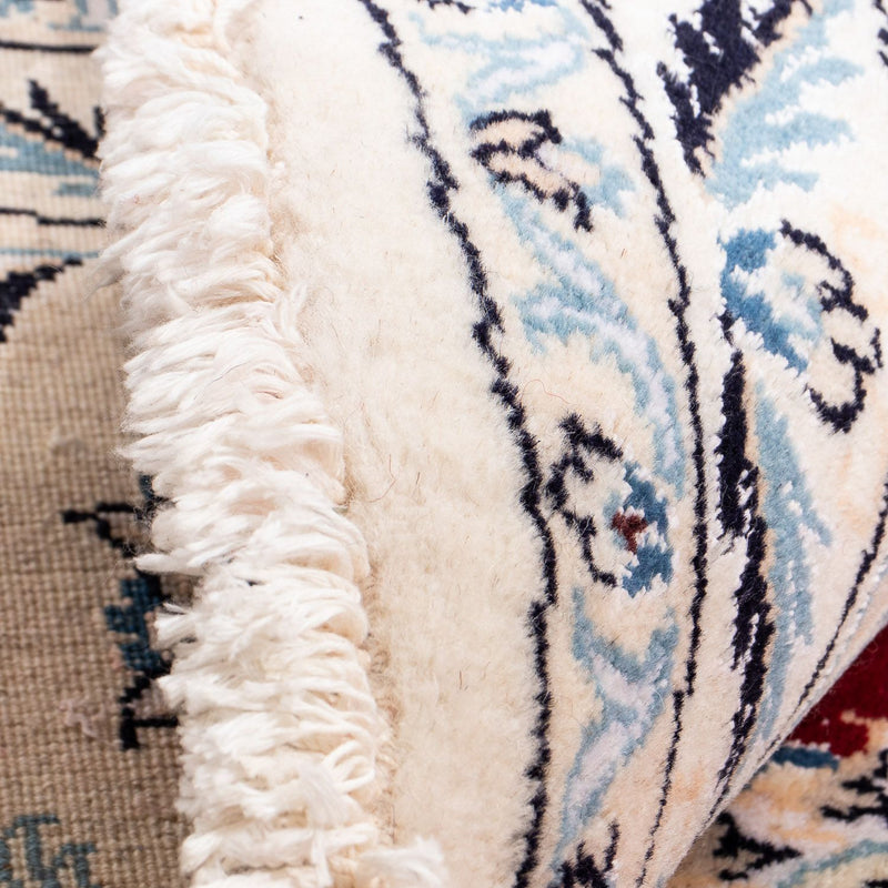 Perzisch tapijt - Nain rond  - 253 x 253 cm - donkerrood