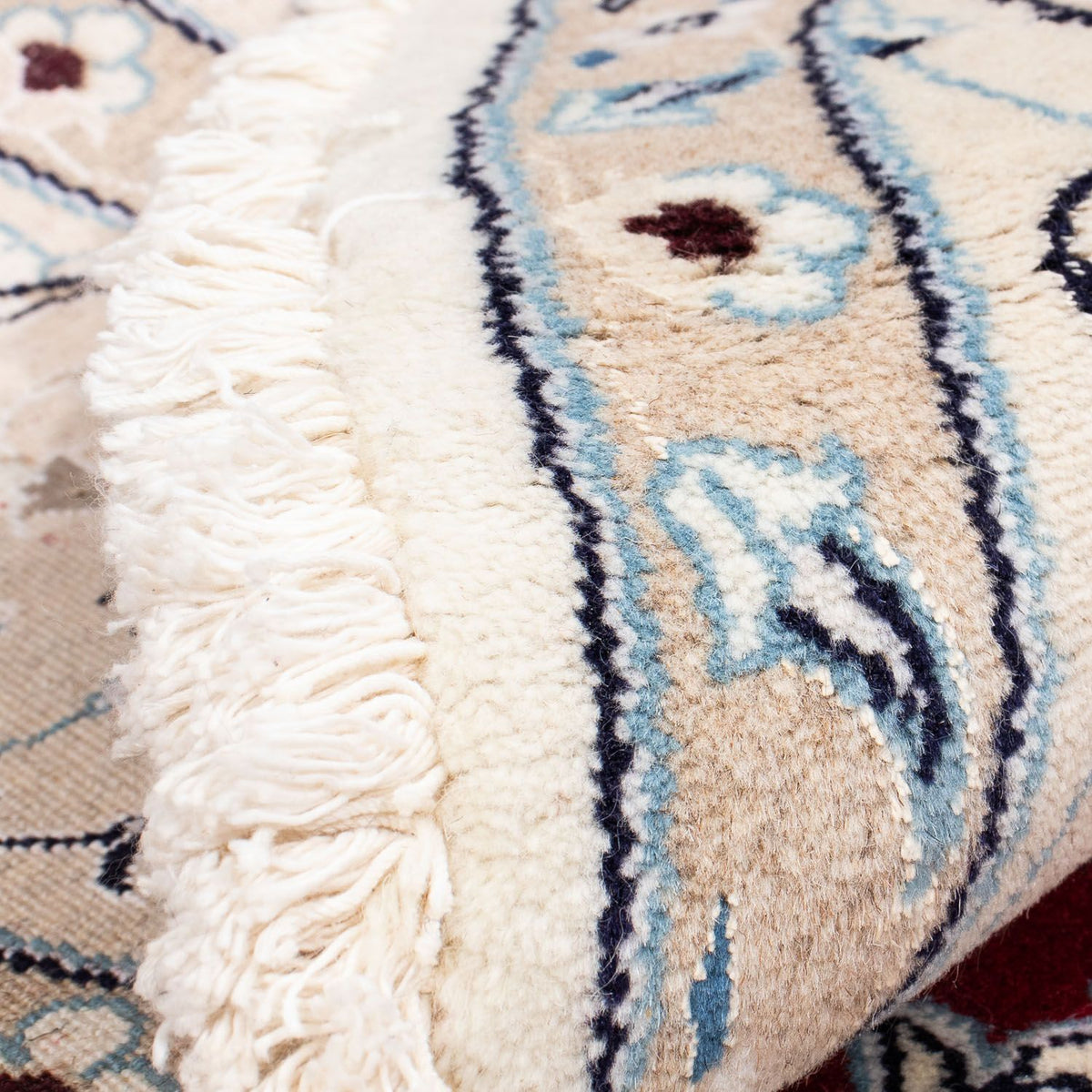 Perzisch tapijt - Nain rond  - 250 x 250 cm - rood