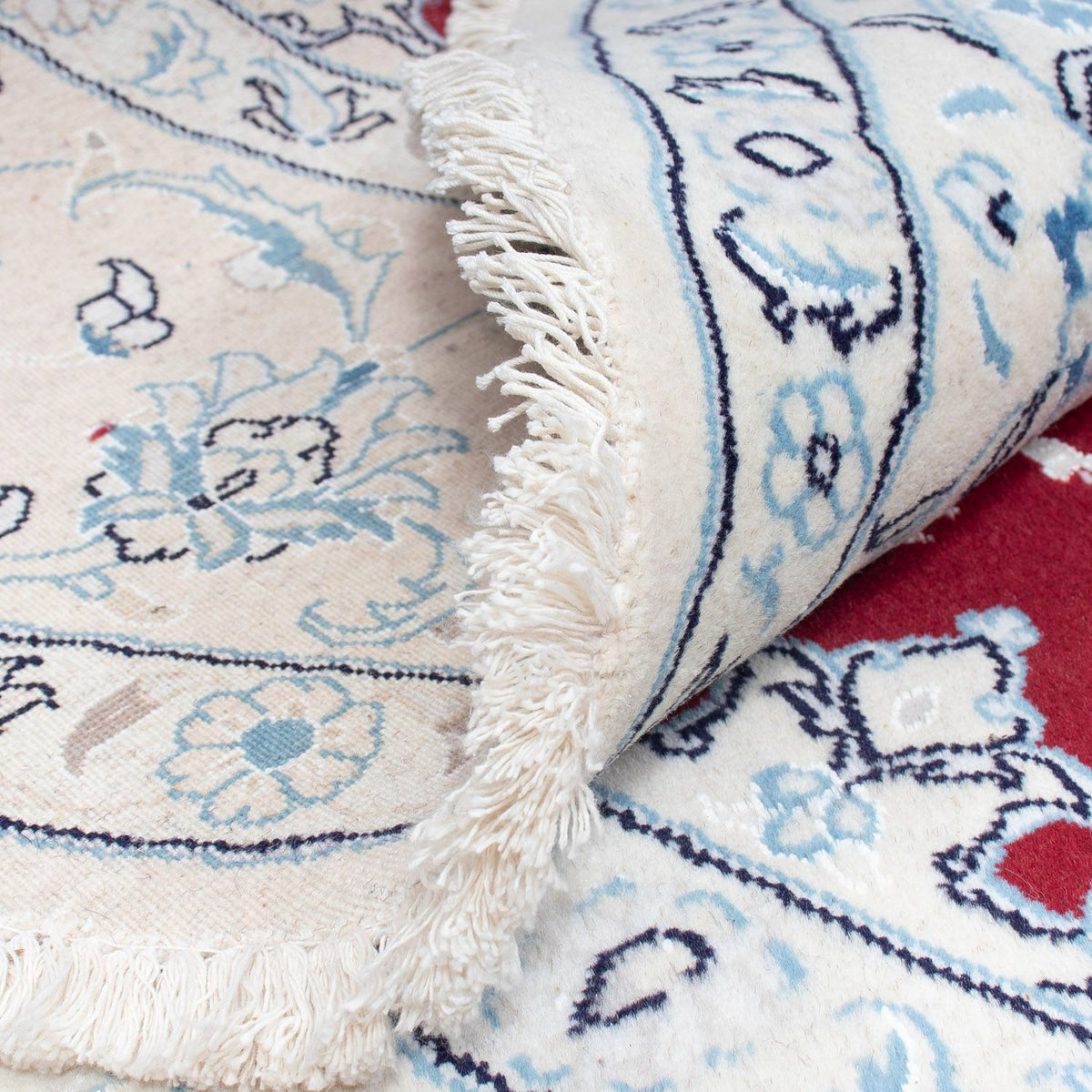 Perzisch tapijt - Nain rond  - 290 x 290 cm - donkerrood