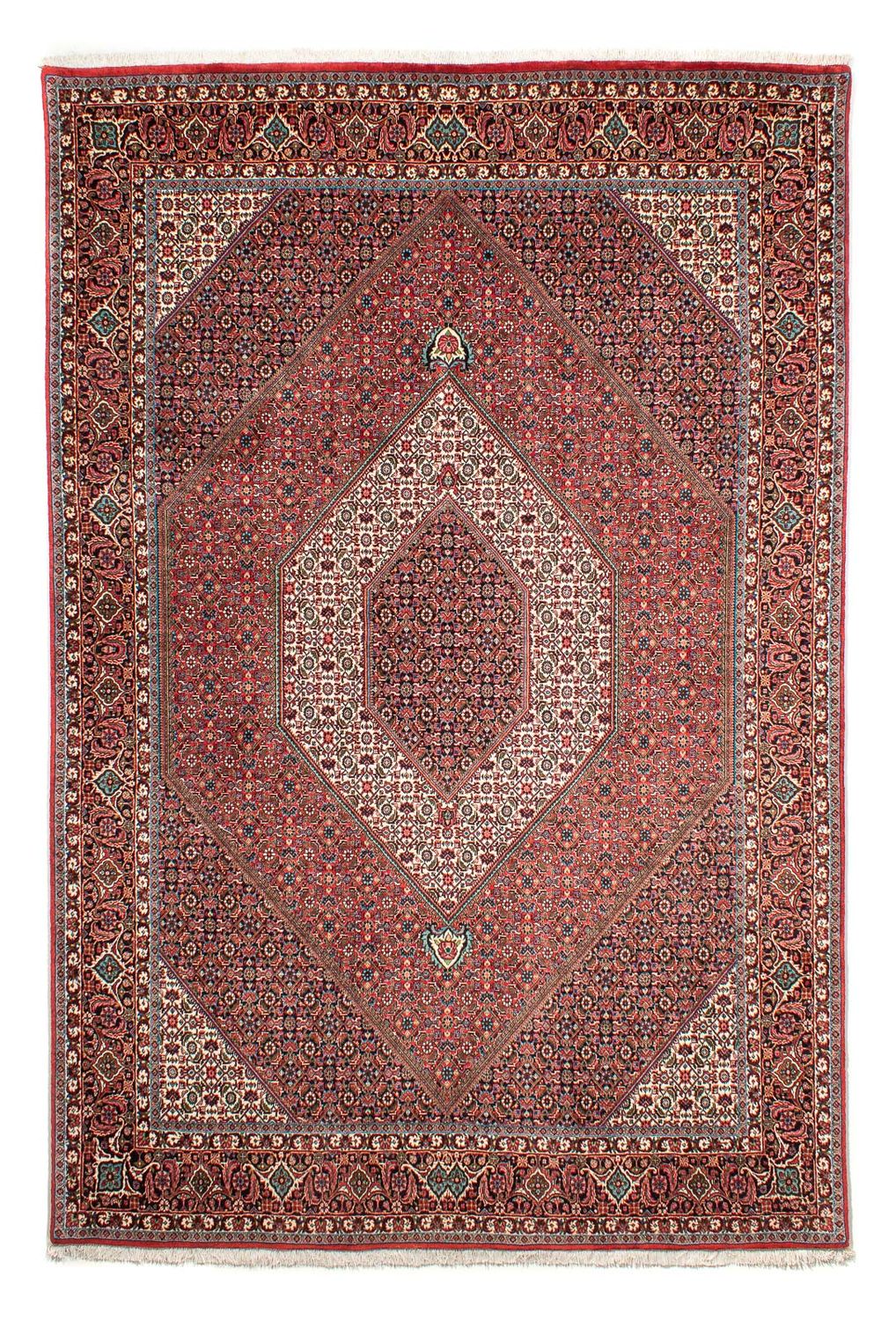 Perzisch tapijt - Bijar - 288 x 207 cm - licht rood