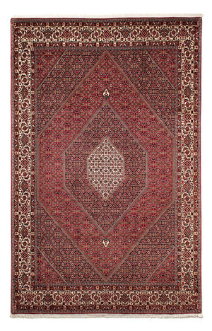 Perzisch tapijt - Bijar - 307 x 205 cm - donkerrood