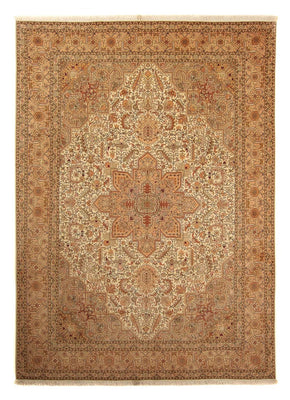Perzisch tapijt - Tabriz - Royal - 344 x 251 cm - lichtbruin