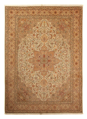 Perzisch tapijt - Tabriz - Royal - 344 x 251 cm - lichtbruin