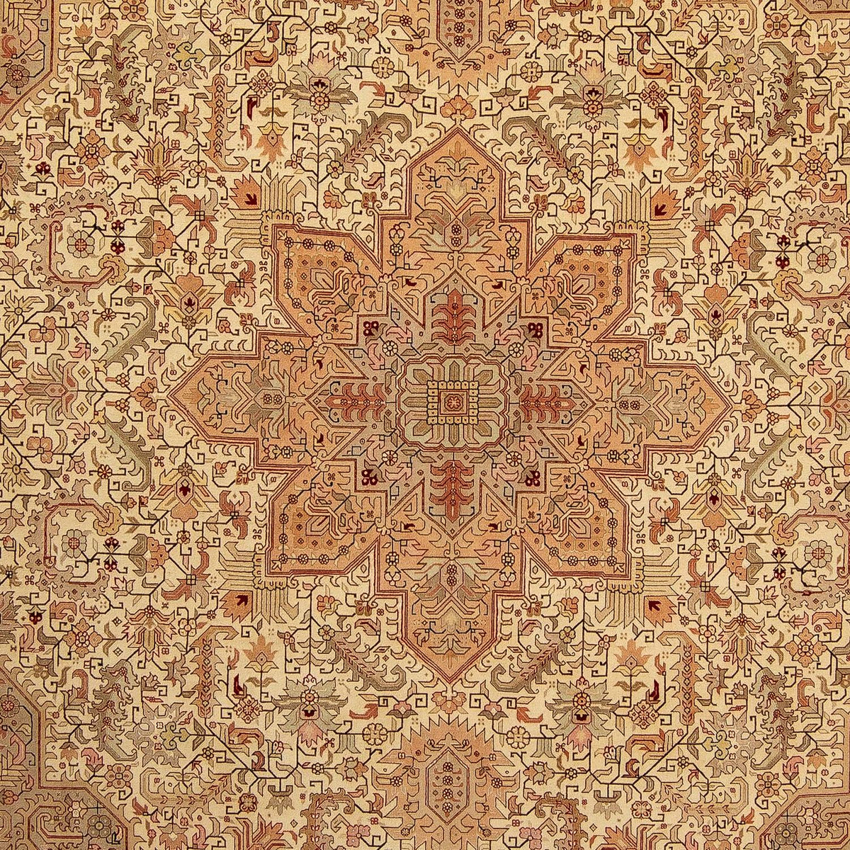 Perzisch tapijt - Tabriz - Royal - 344 x 251 cm - lichtbruin