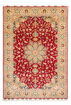 Perzisch tapijt - Tabriz - Royal - 300 x 205 cm - donkerrood
