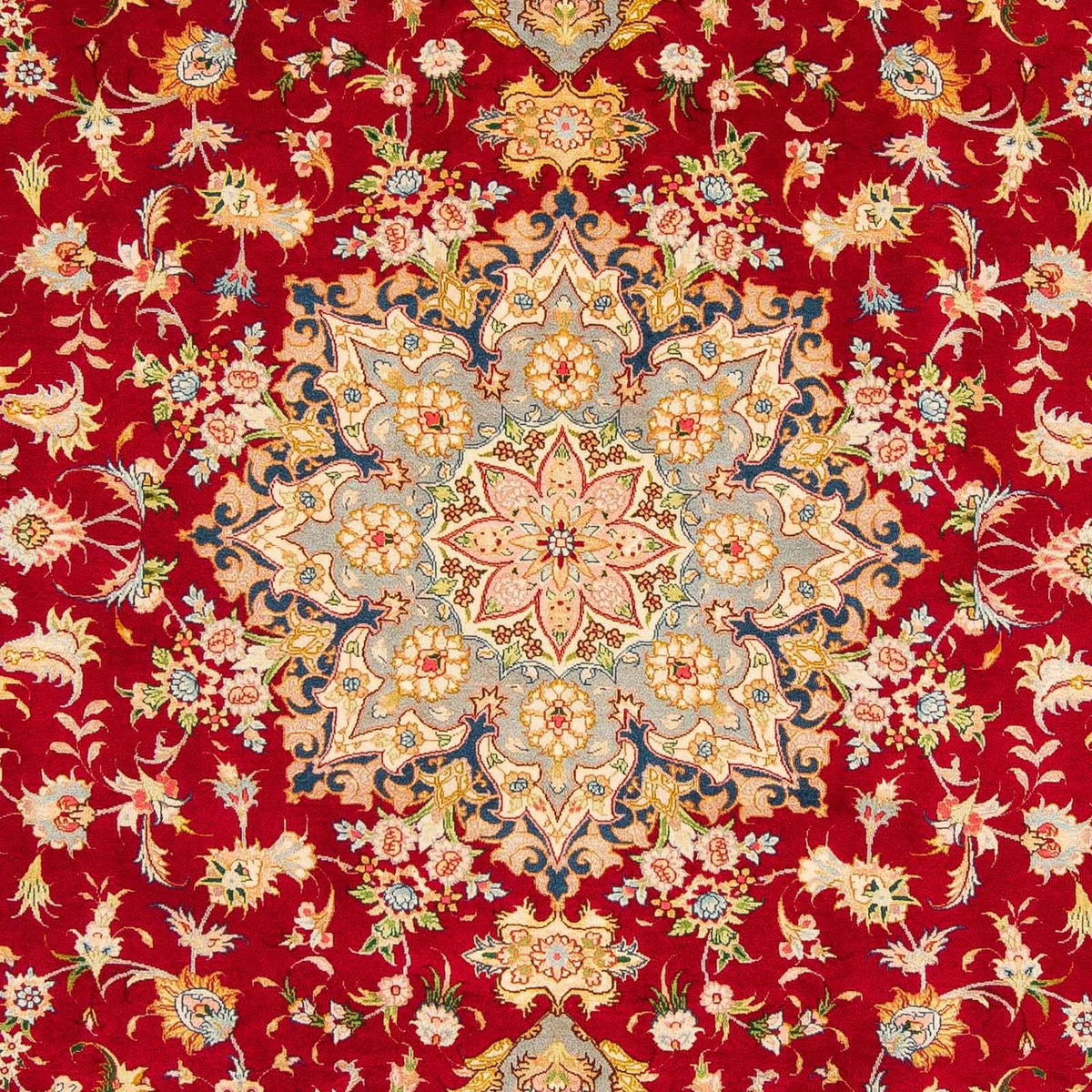 Perzisch tapijt - Tabriz - Royal - 300 x 205 cm - donkerrood