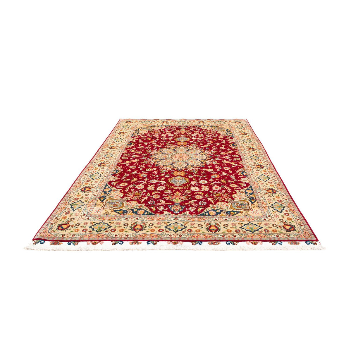 Perzisch tapijt - Tabriz - Royal - 300 x 205 cm - donkerrood