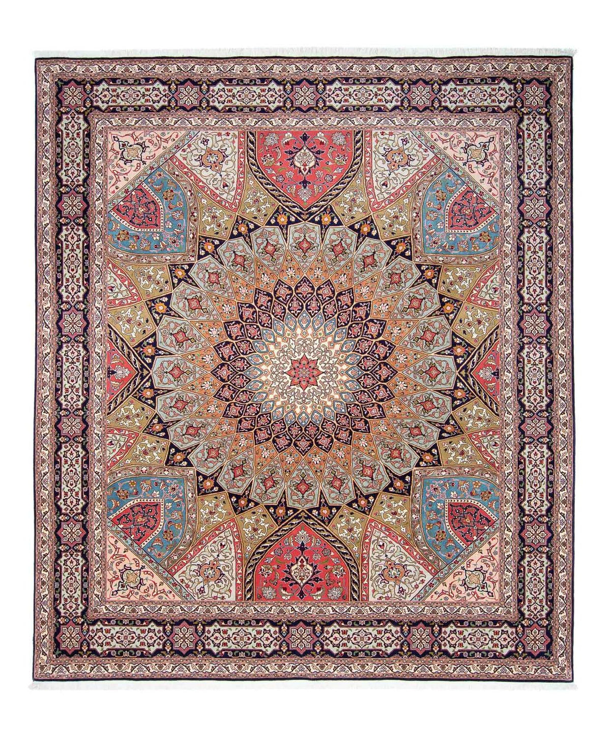 Perzisch tapijt - Tabriz - Royal - 307 x 257 cm - veelkleurig