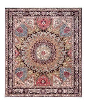 Perzisch tapijt - Tabriz - Royal - 307 x 257 cm - veelkleurig