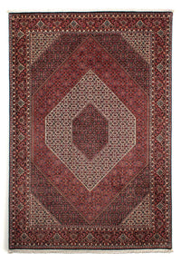 Perzisch tapijt - Bijar - 300 x 206 cm - donkerrood