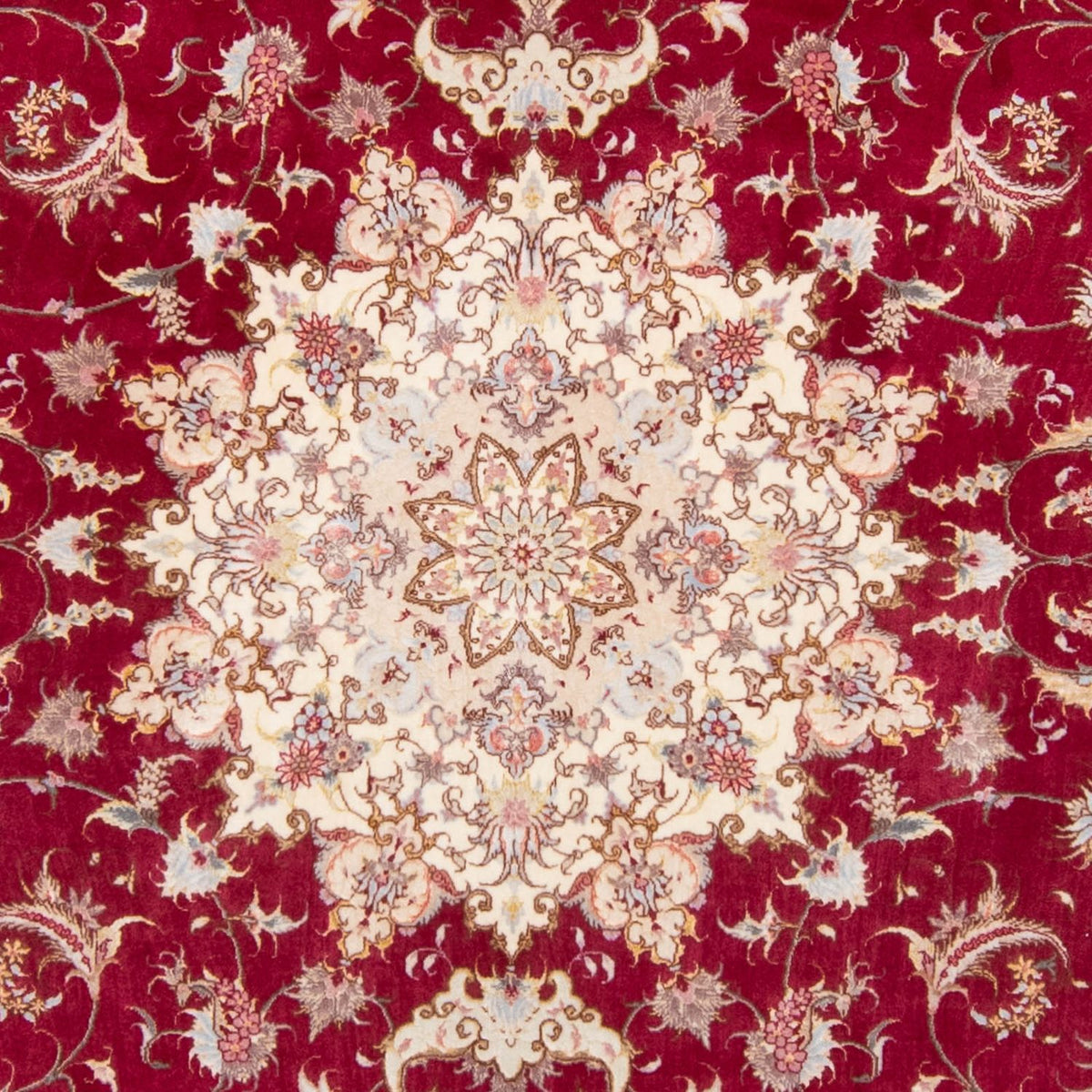 Perzisch tapijt - Tabriz - Royal - 305 x 253 cm - donkerrood
