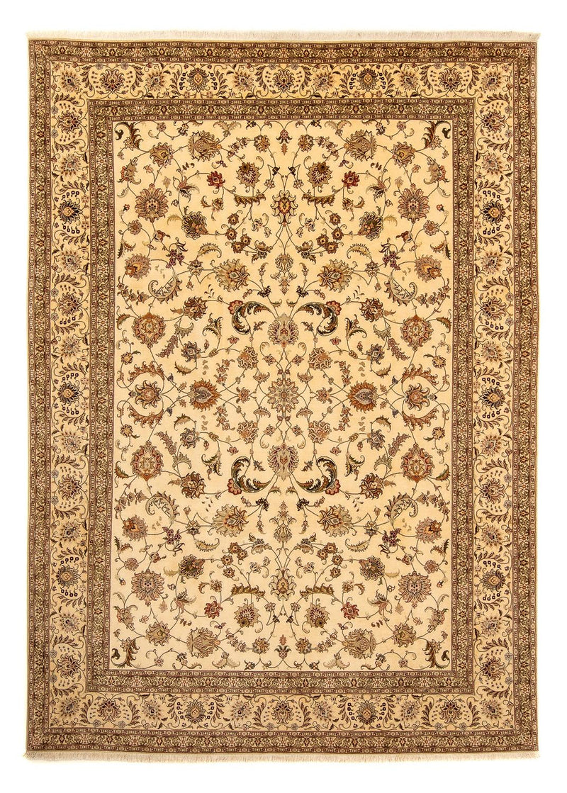 Perzisch tapijt - Tabriz - Royal - 364 x 252 cm - beige