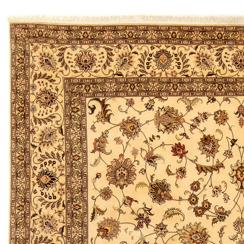 Perzisch tapijt - Tabriz - Royal - 364 x 252 cm - beige