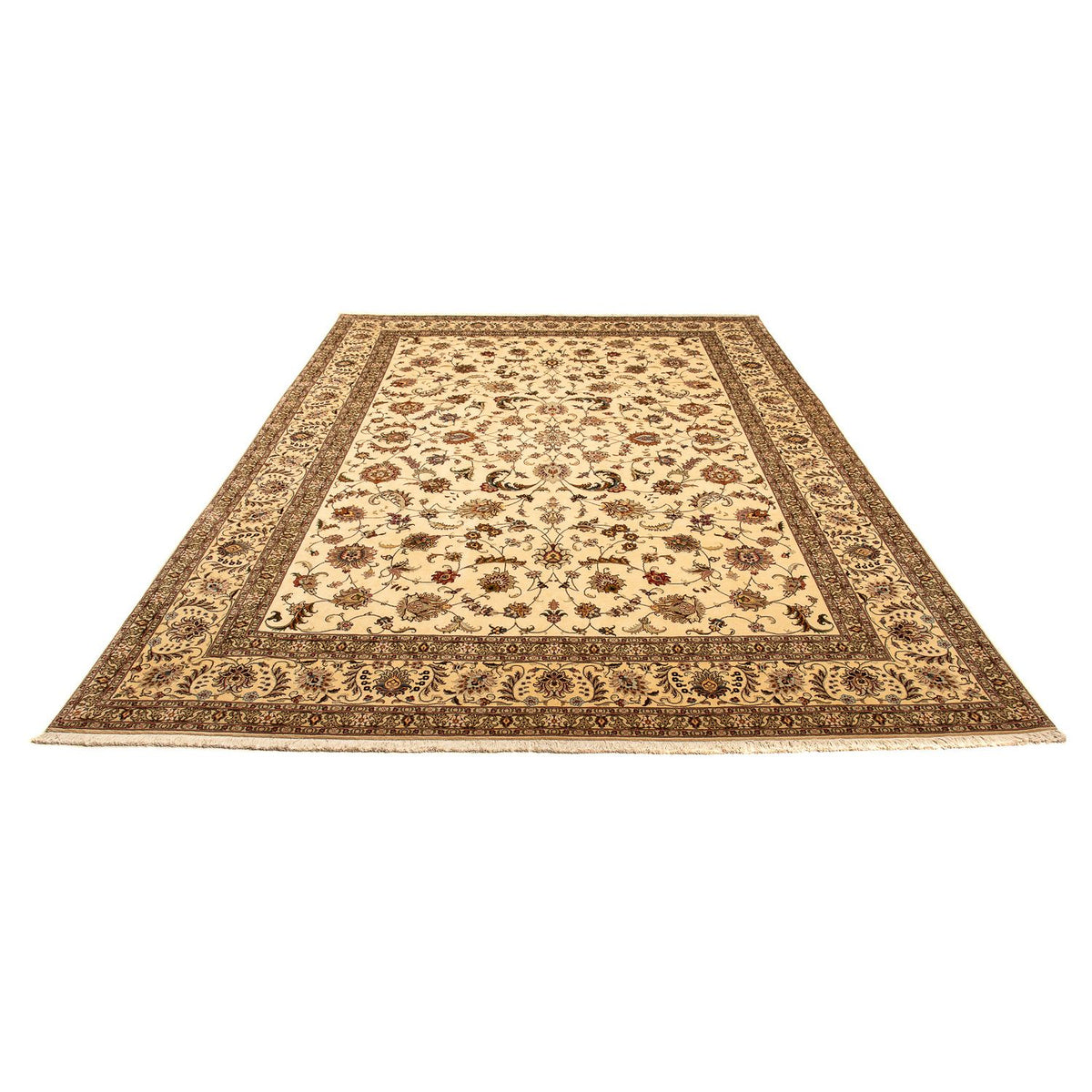 Perzisch tapijt - Tabriz - Royal - 364 x 252 cm - beige