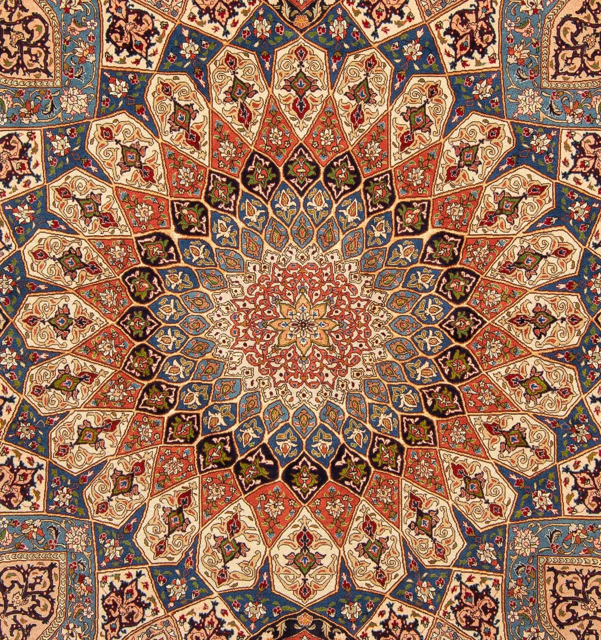 Perzisch tapijt - Tabriz - Royal - 250 x 207 cm - lichtbruin
