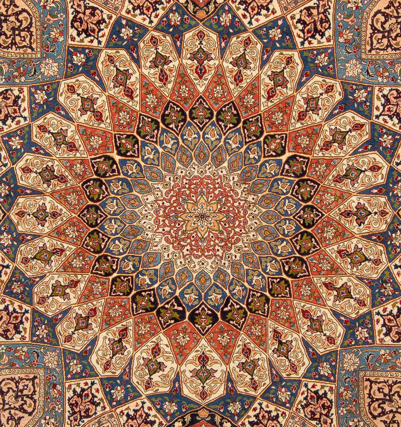 Perzisch tapijt - Tabriz - Royal - 250 x 207 cm - lichtbruin