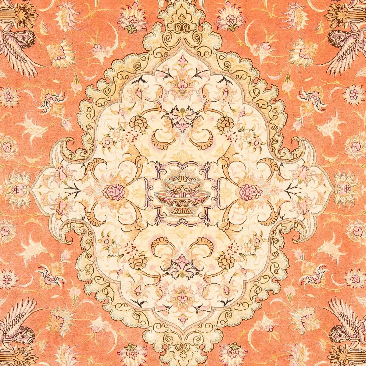 Perzisch tapijt - Tabriz - Royal - 304 x 200 cm - beige