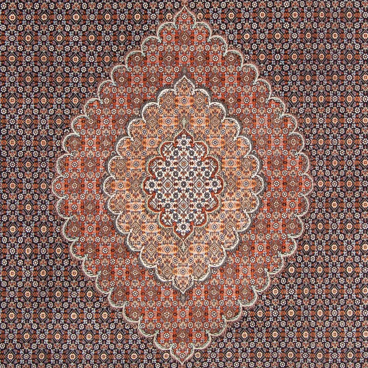 Perzisch tapijt - Tabriz - 305 x 205 cm - donkerblauw