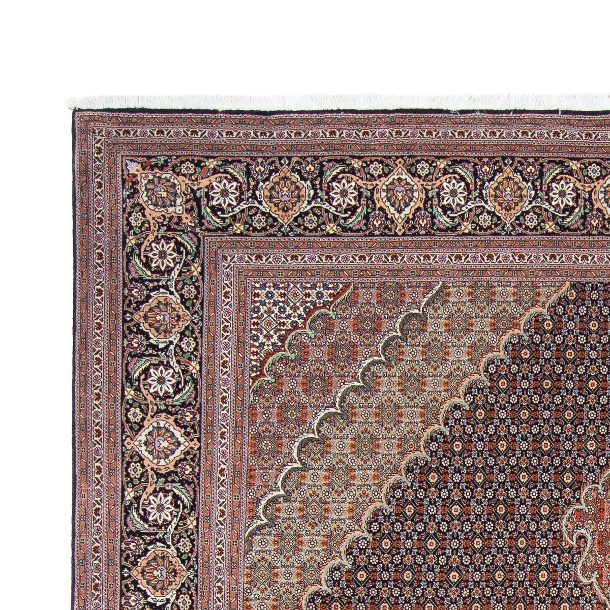 Perzisch tapijt - Tabriz - 305 x 205 cm - donkerblauw