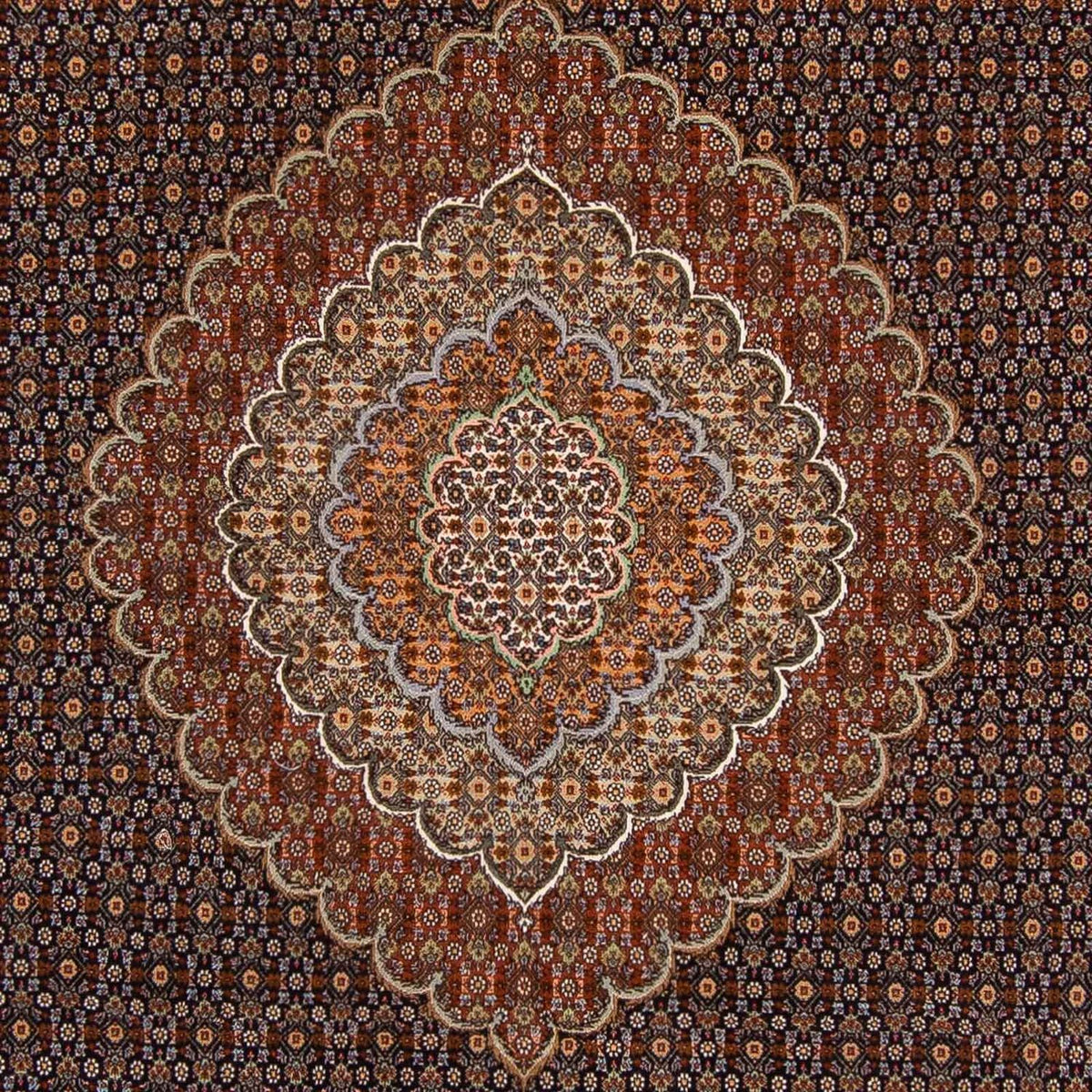 Perzisch tapijt - Tabriz - 360 x 253 cm - donkerbruin