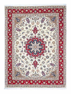 Perzisch tapijt - Tabriz - Royal - 205 x 154 cm - beige