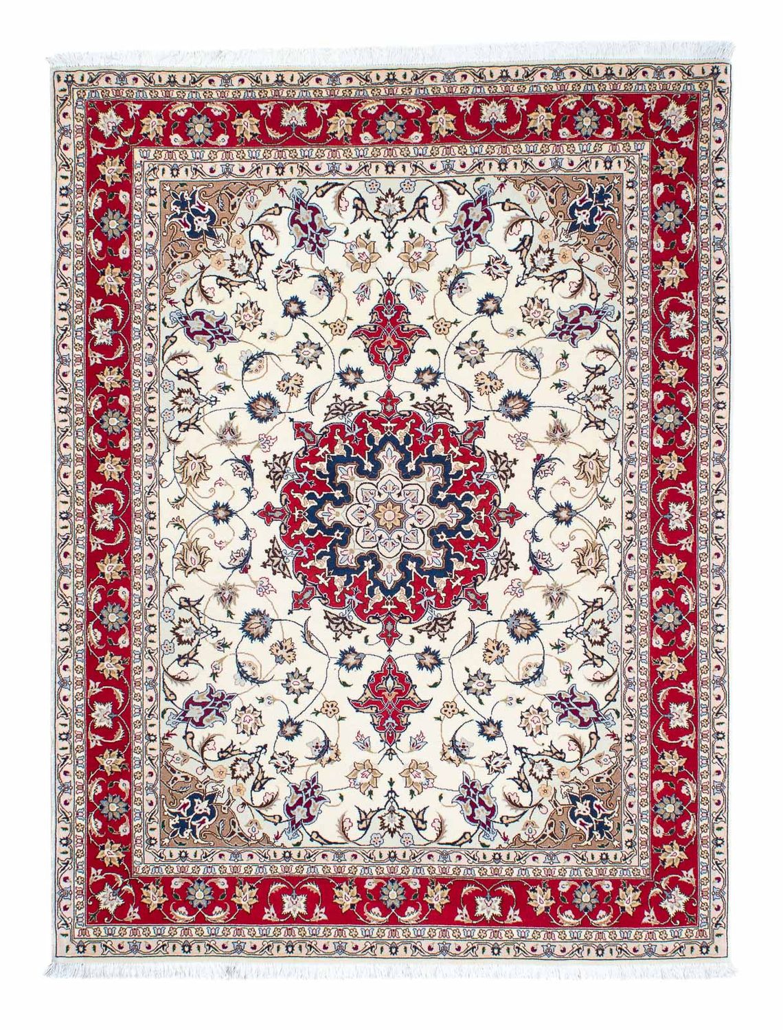 Perzisch tapijt - Tabriz - Royal - 205 x 154 cm - beige