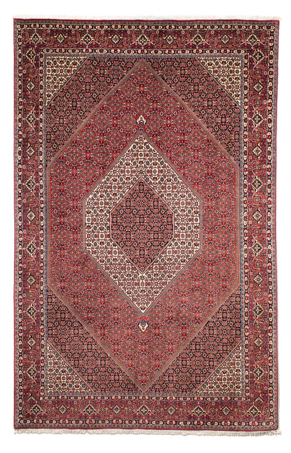 Perzisch tapijt - Bijar - 300 x 203 cm - licht rood