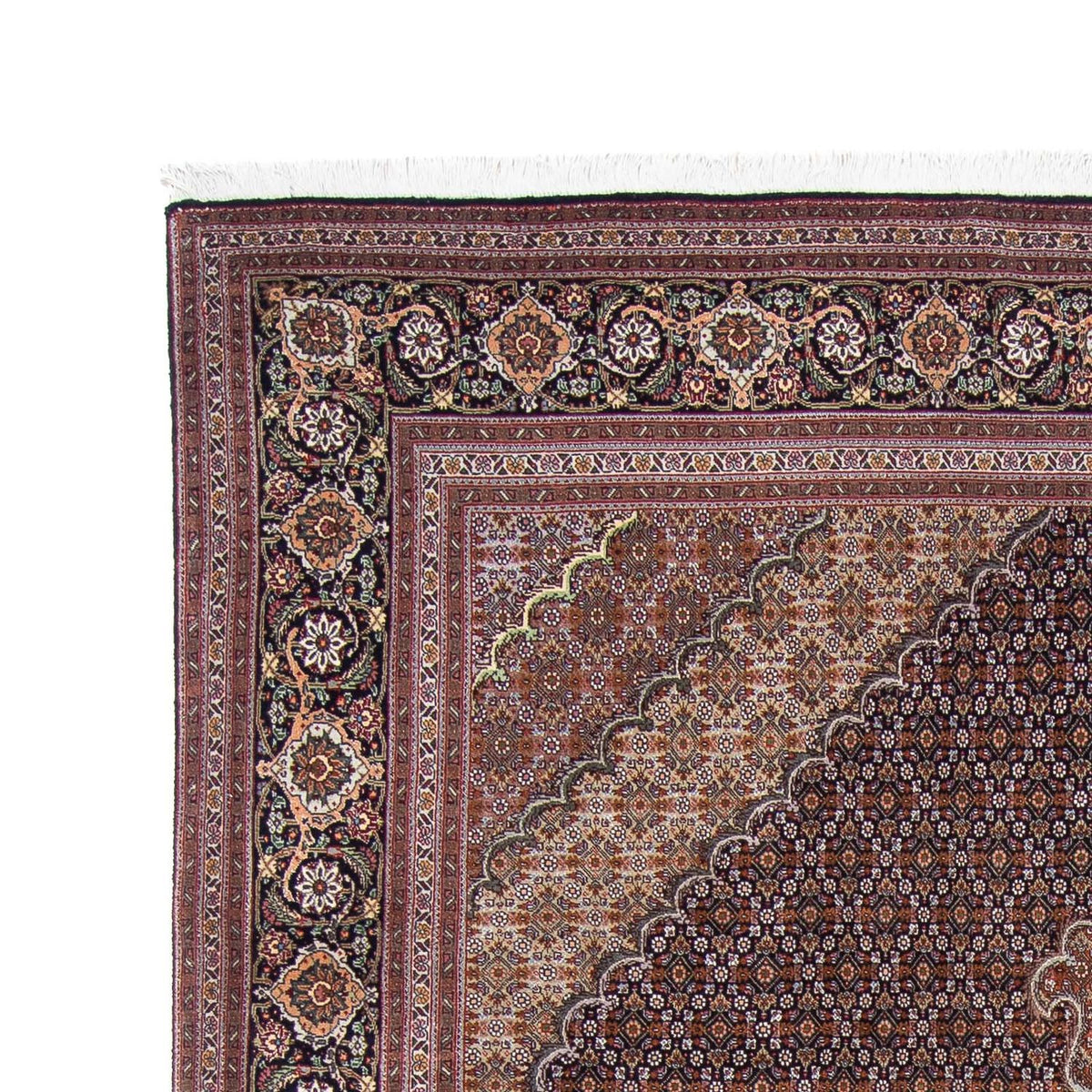 Perzisch tapijt - Tabriz - 298 x 198 cm - donkerblauw