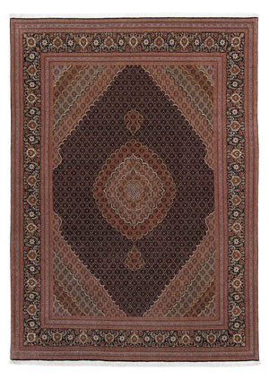 Perzisch tapijt - Tabriz - 353 x 255 cm - bruin