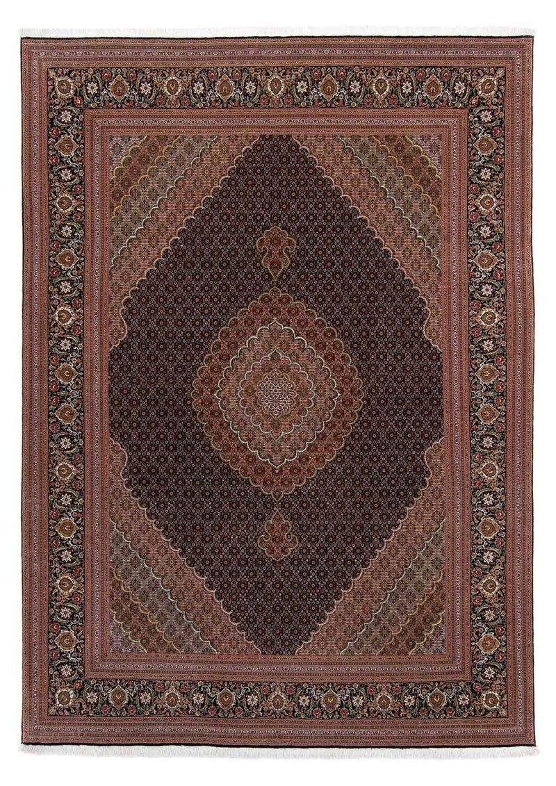 Perzisch tapijt - Tabriz - 353 x 255 cm - bruin
