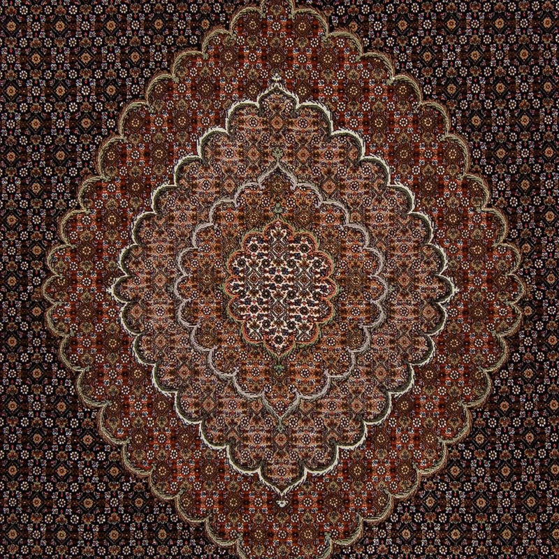 Perzisch tapijt - Tabriz - 353 x 255 cm - bruin