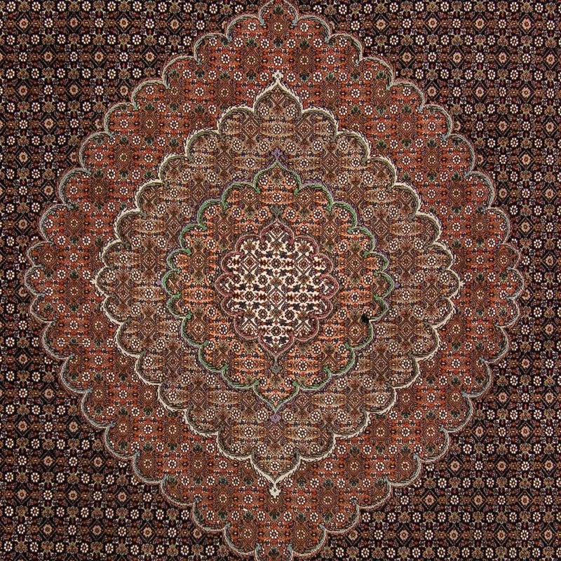 Perzisch tapijt - Tabriz - 370 x 256 cm - bruin