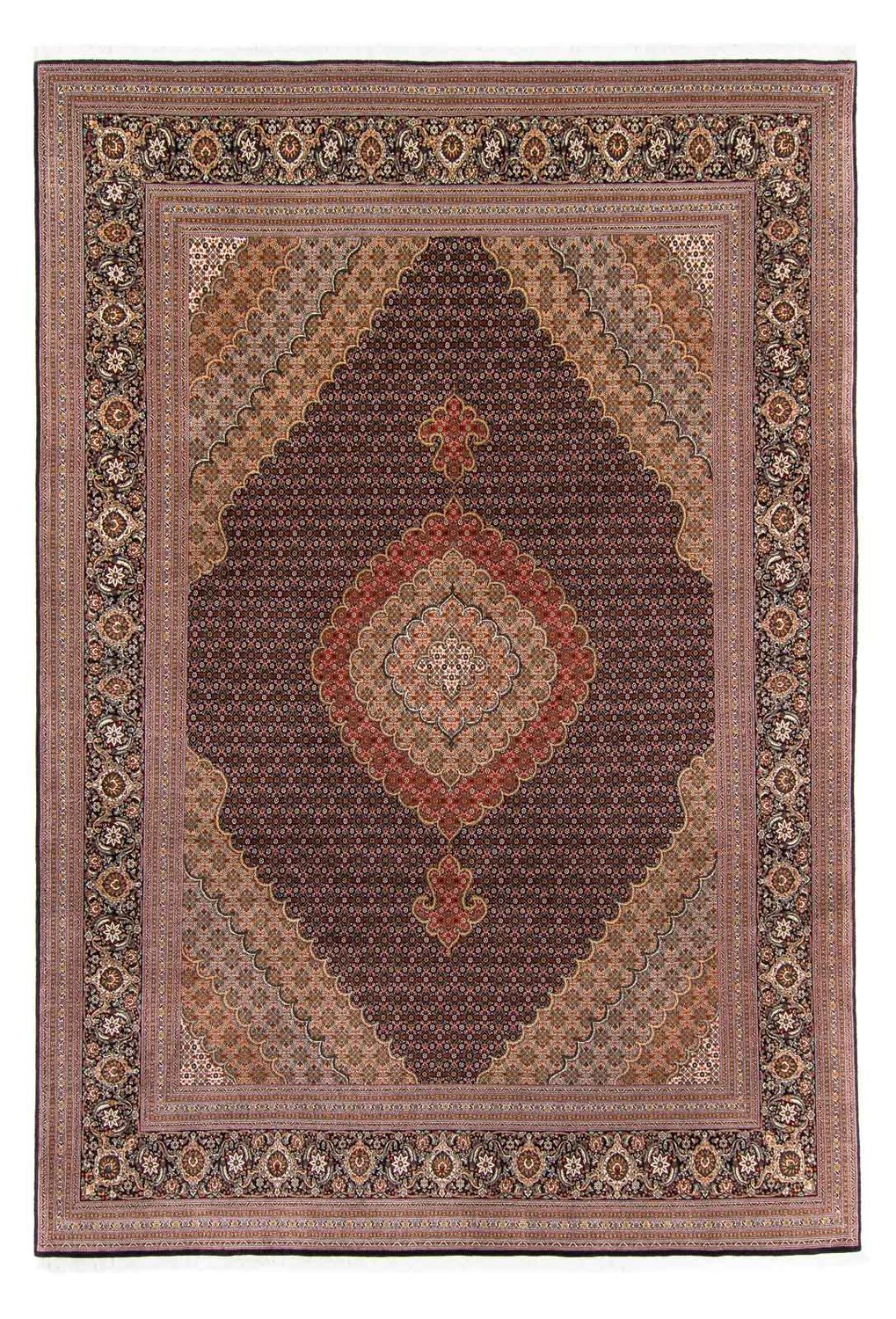 Perzisch tapijt - Tabriz - 370 x 250 cm - bruin