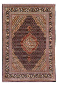 Perzisch tapijt - Tabriz - 370 x 250 cm - bruin