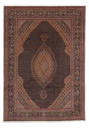 Perzisch tapijt - Tabriz - 348 x 252 cm - bruin